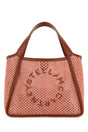 STELLA McCARTNEY Raffia Logo Shoulder Handbag - 30 cm x 23 cm x 12 cm