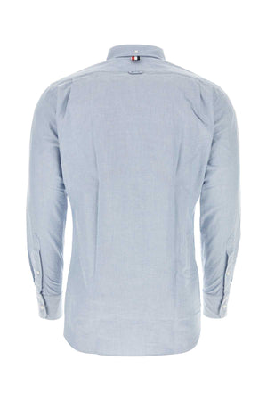 THOM BROWNE Light Blue Oxford Shirt for Men - 24W Collection