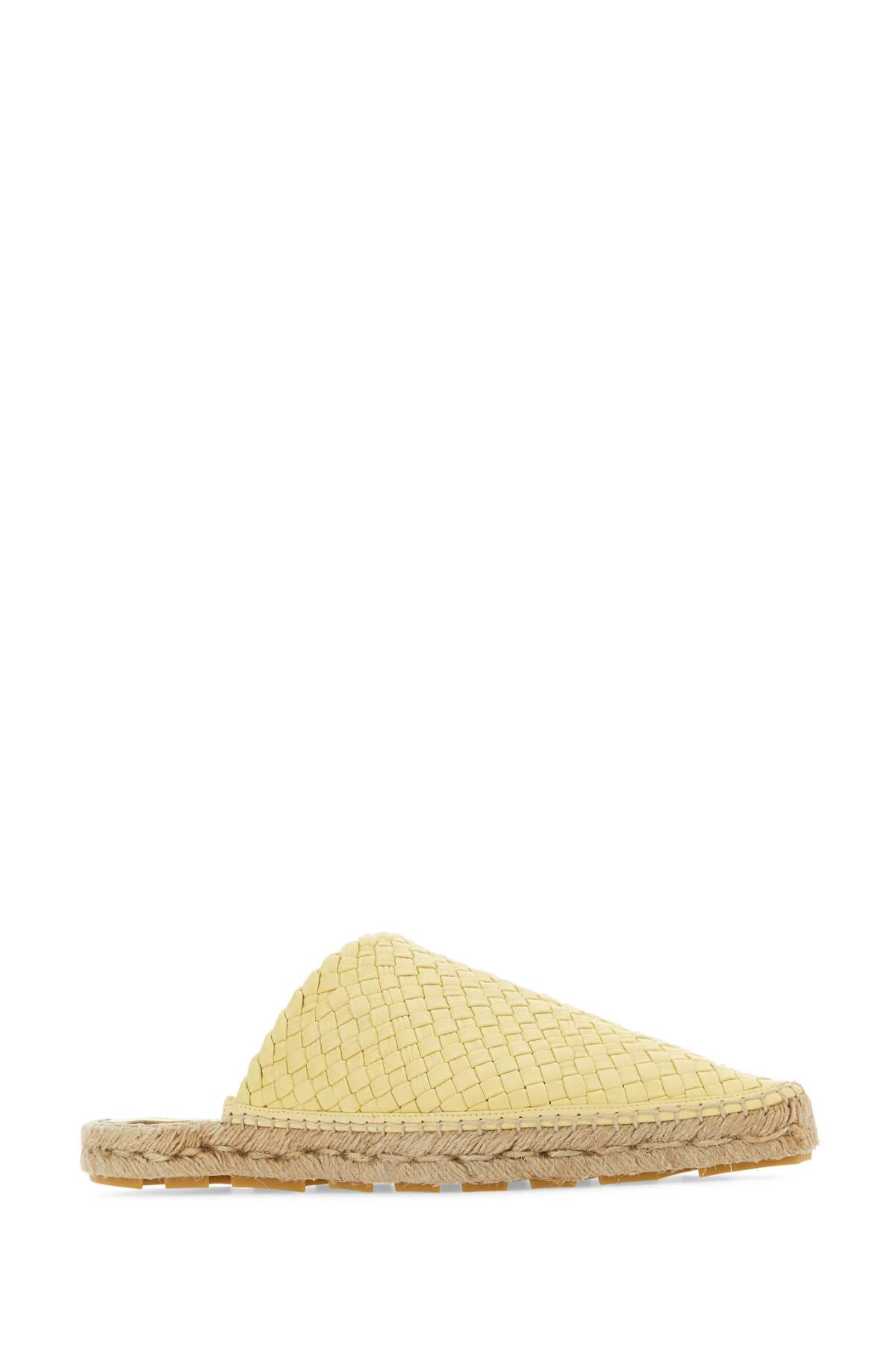 BOTTEGA VENETA Pastel Nappa Leather Intreccio Espadrilles