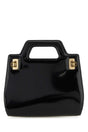 SALVATORE FERRAGAMO Chic Black Leather Mini Handbag