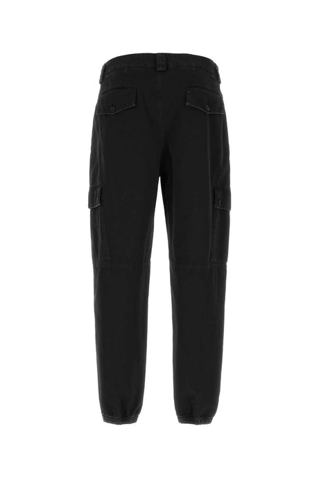 DOLCE & GABBANA Essential Black Cargo Pants for Men