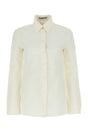 PRADA Ivory Paper and Viscose Shirt