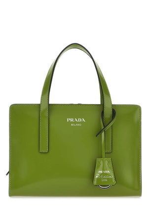 PRADA Mini Green Leather Handbag - Re-Edition 1995