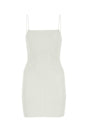 ALEXANDER WANG Chic White Stretch Nylon Mini Dress