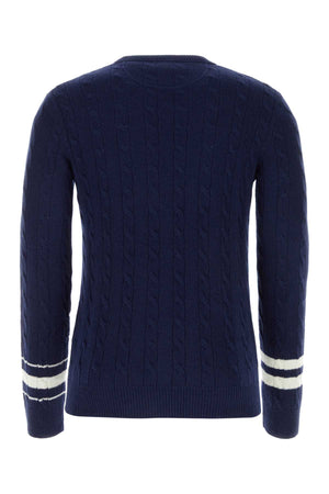 VALENTINO GARAVANI Classic Navy Wool Sweater for Men