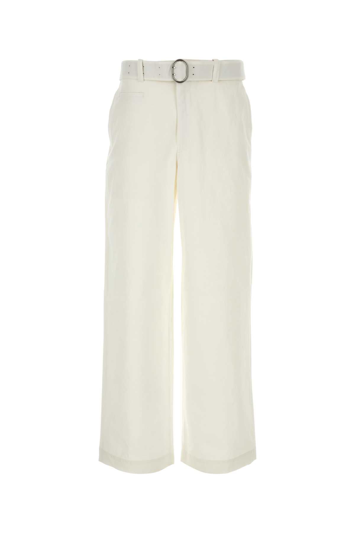 JIL SANDER Wide-Leg Cotton Pants for Men