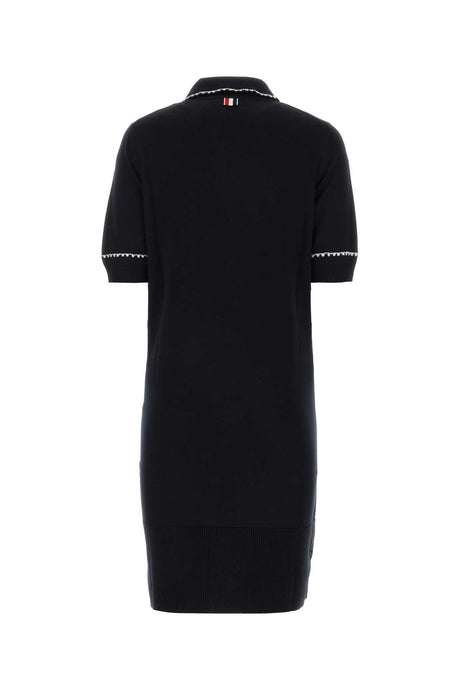 THOM BROWNE Silk Blend Polo Dress for Women