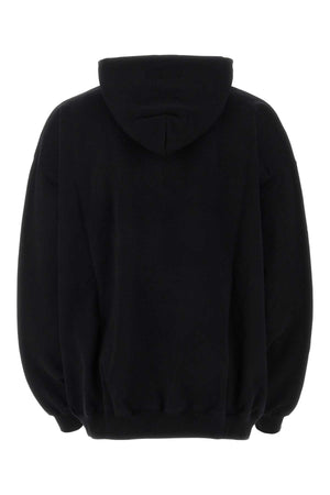 VETEMENTS Oversized Black Cotton Blend Sweatshirt for Men