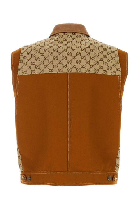 GUCCI Multicolor Cotton Vest for Men