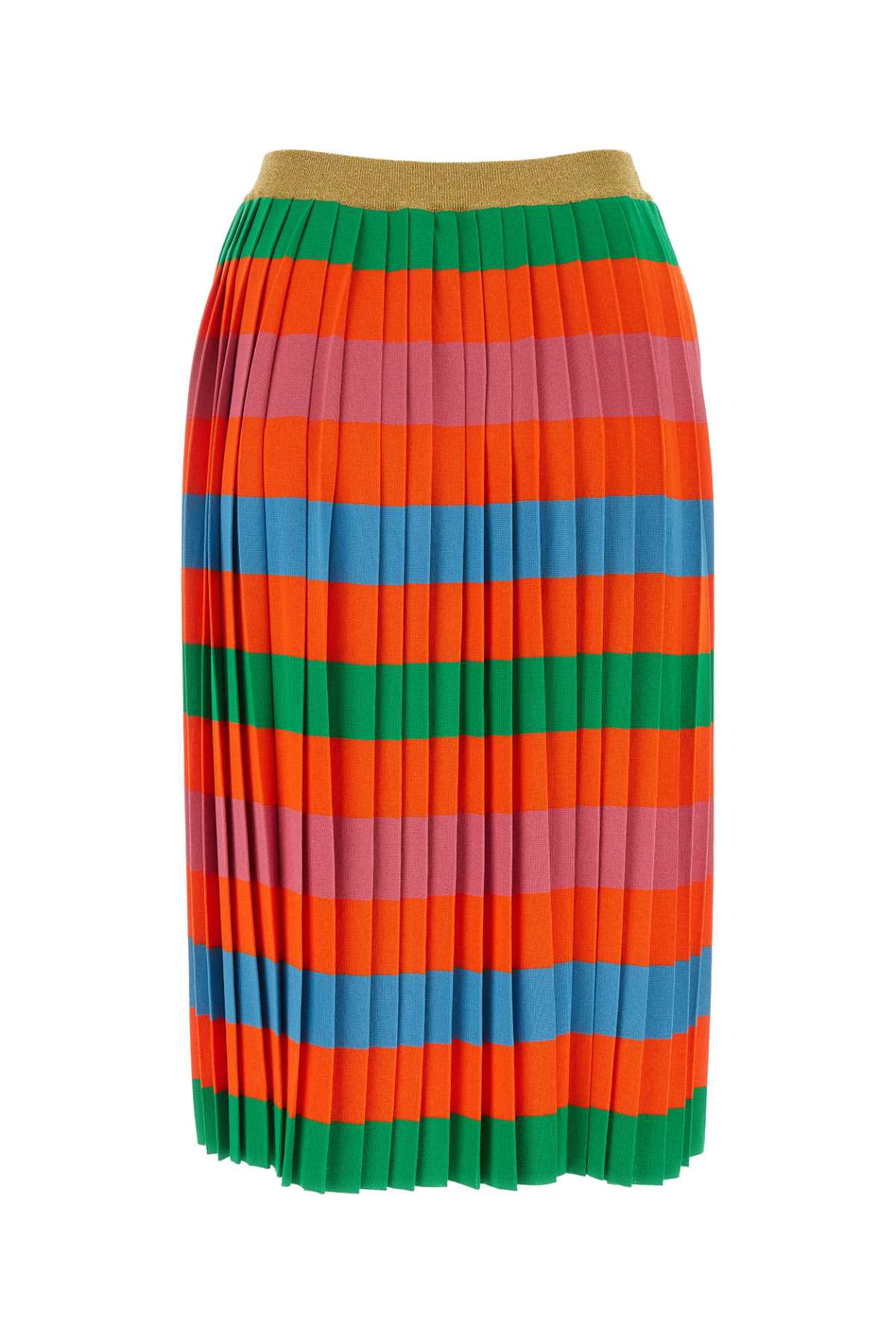 GUCCI Colorful Viscose Blend Mini Skirt