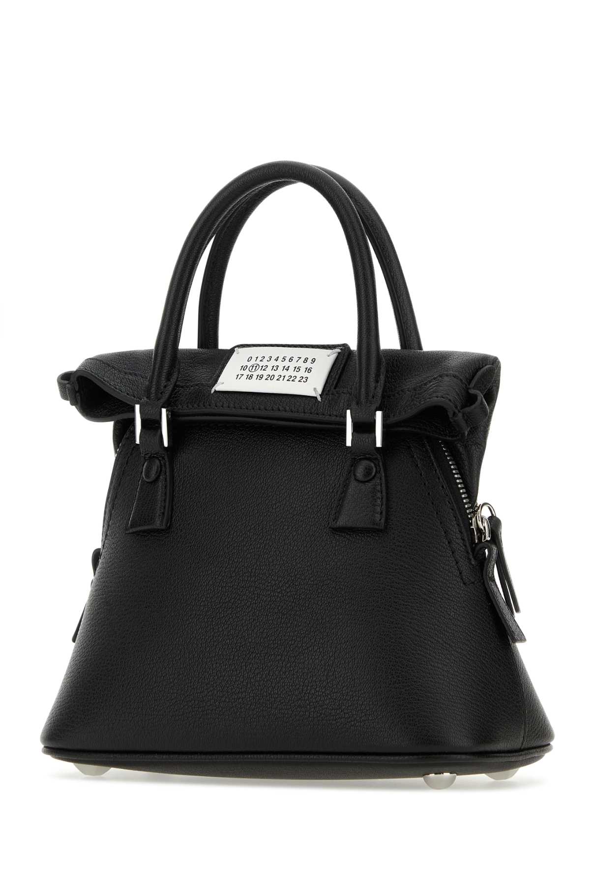 MAISON MARGIELA Mini Black Leather Micro Handbag