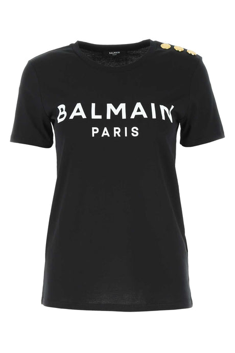 BALMAIN Luxurious Cotton T-Shirt for Women