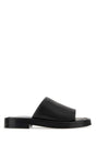 SALVATORE FERRAGAMO Luxurious Black Nappa Leather Slippers for Men