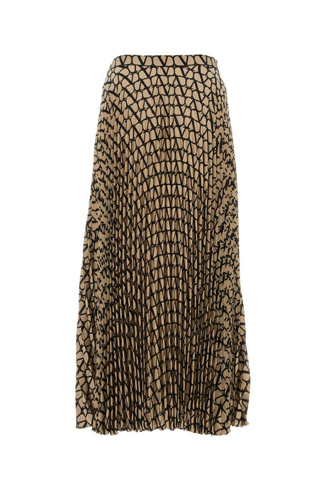 VALENTINO GARAVANI Silk Printed Iconic Skirt - 23W Season