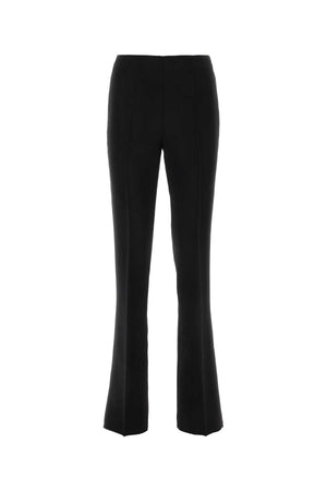 SALVATORE FERRAGAMO Elegant Black Crepe Pants for Women