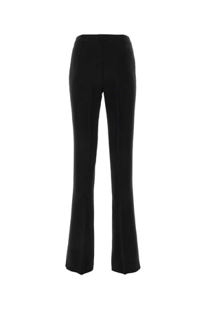 SALVATORE FERRAGAMO Elegant Black Crepe Pants for Women