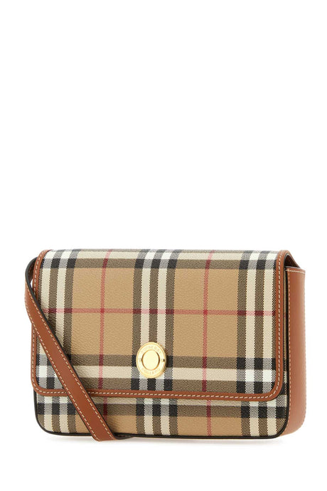 BURBERRY Mini Printed Canvas Crossbody Handbag