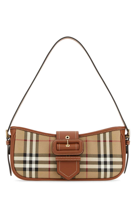 BURBERRY Mini Printed Canvas Sling Handbag