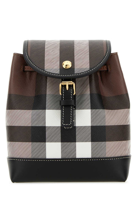 BURBERRY Printed Canvas Mini Backpack