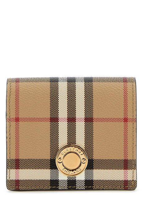 BURBERRY Mini Printed Canvas Wallet