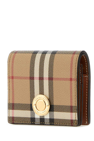 BURBERRY Mini Printed Canvas Wallet