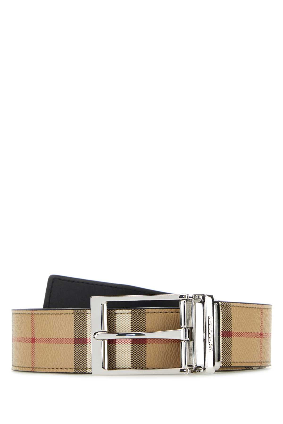 BURBERRY Printed e-Canvas Belt - 3.5 cm Height