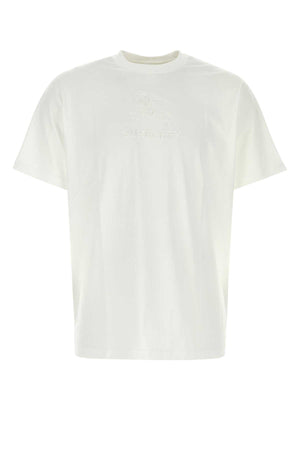 BURBERRY Essential White Cotton T-Shirt for Men