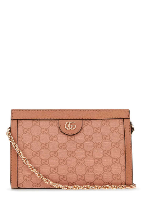 GUCCI Mini Supreme Fabric and Leather Shoulder Handbag