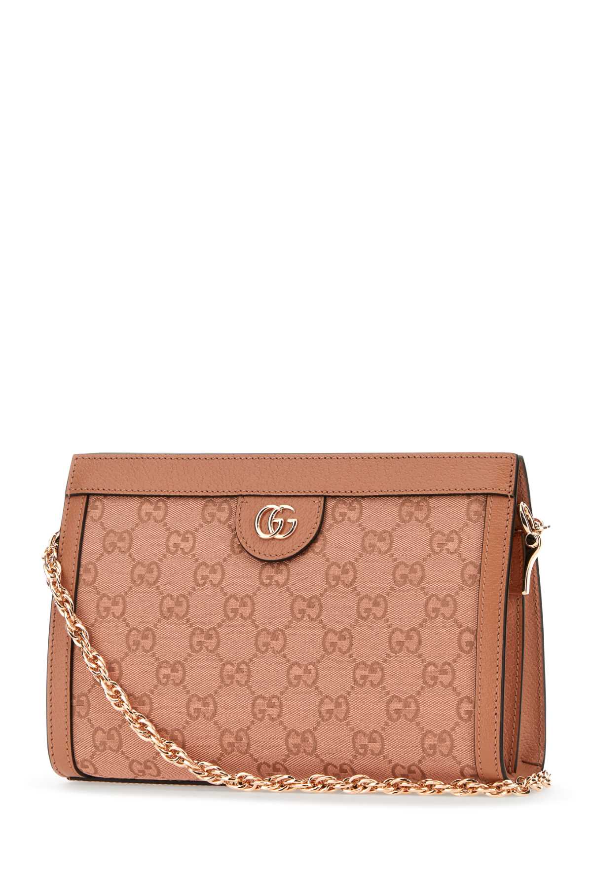 GUCCI Mini Supreme Fabric and Leather Shoulder Handbag