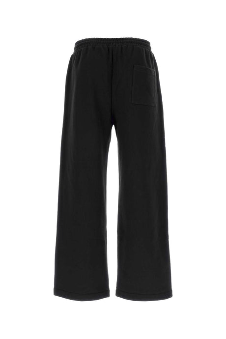 OFF WHITE Classic Black Cotton Joggers for Men