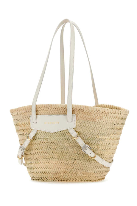 GIVENCHY Mini Straw Basket Handbag