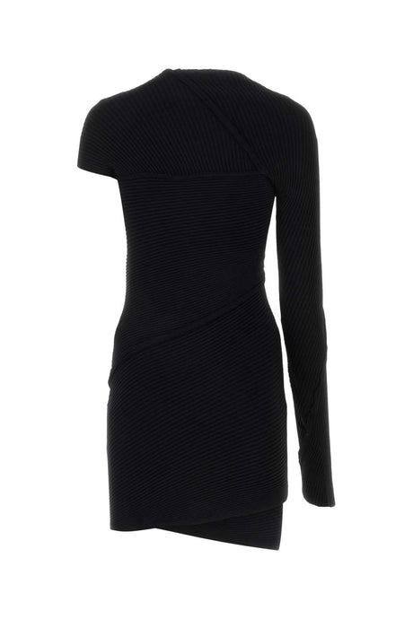 BALENCIAGA Chic Black Viscose Blend Dress for Women