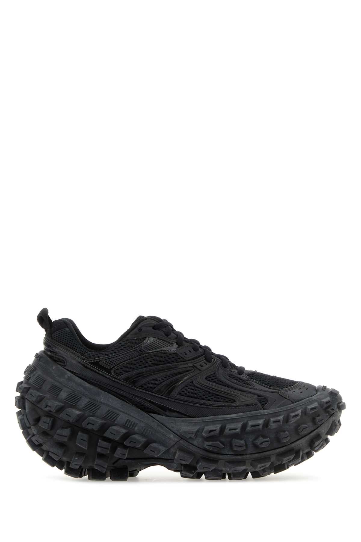 BALENCIAGA Bouncer Sneaker - Black Nylon and Mesh