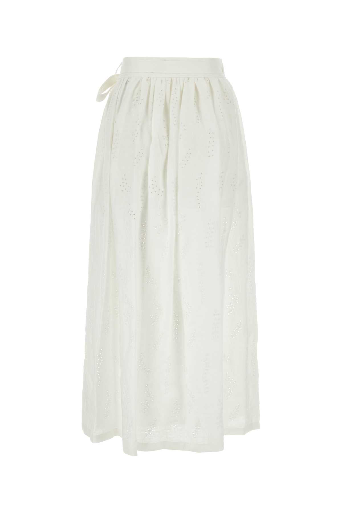 CHLOE Linen Mini Skirt