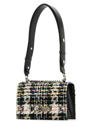 ALEXANDER MCQUEEN Multicolor Tweed Skull Mini Shoulder Handbag