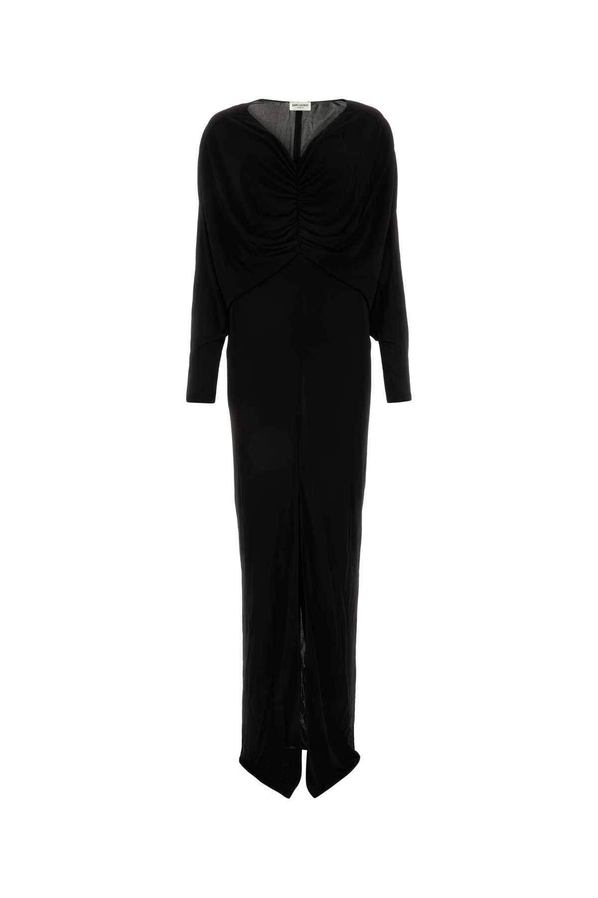 SAINT LAURENT Elegant Black Long Dress for Women