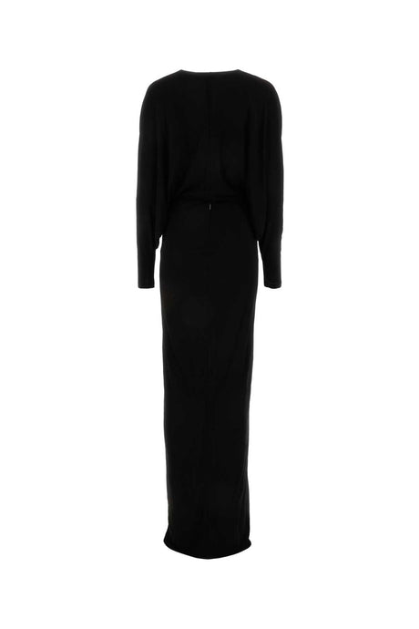 SAINT LAURENT Elegant Black Long Dress for Women