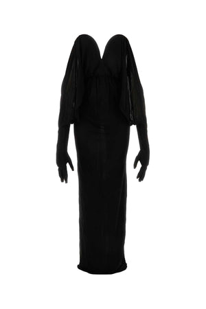 SAINT LAURENT Elegant Black Long Dress for Women