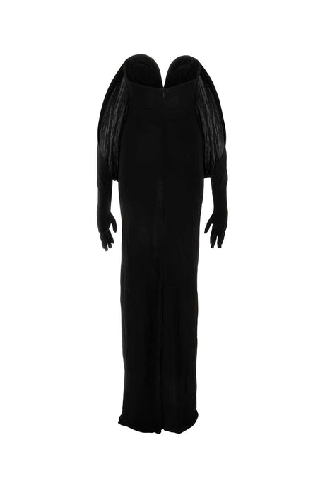 SAINT LAURENT Elegant Black Long Dress for Women