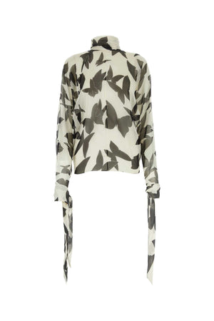 SAINT LAURENT Printed Jacquard Blouse for Women