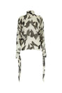 SAINT LAURENT Printed Jacquard Blouse for Women