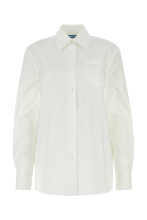 PRADA Classic White Cotton Shirt for Women