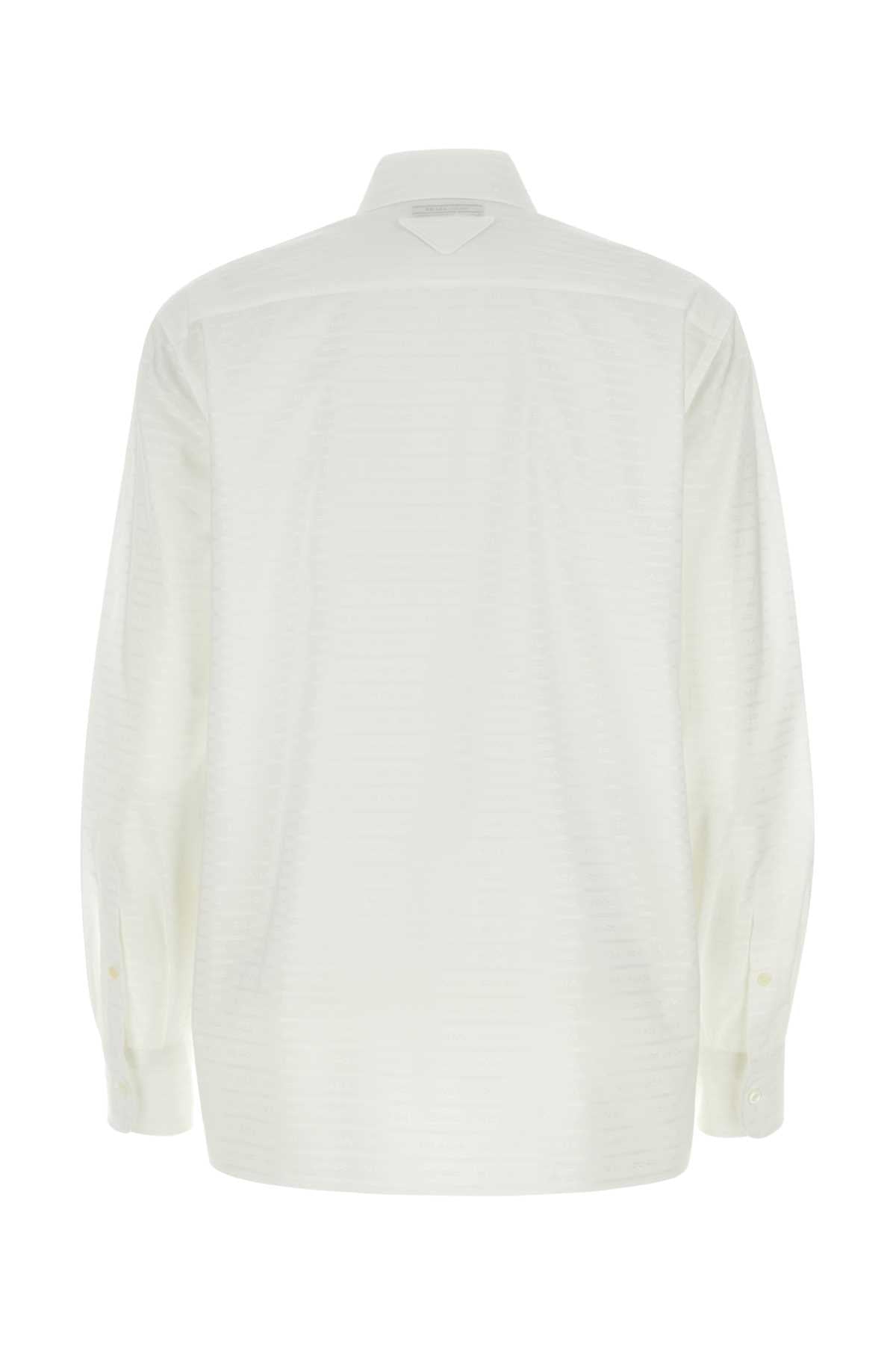 PRADA Classic White Cotton Shirt for Women