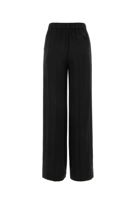 LOEWE Elegant Black Satin Pants for Women