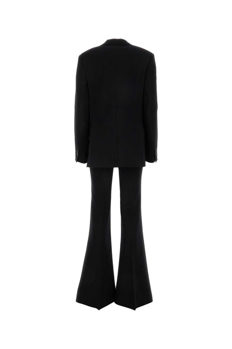 DSQUARED Chic Black Twill Tailored Suit for Women