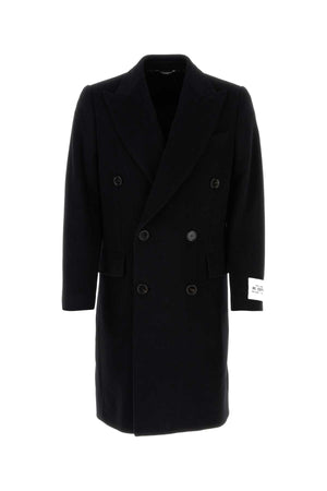 DOLCE & GABBANA Elegant Black Wool Blend Jacket for Men - 2024 Collection