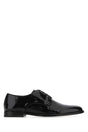 DOLCE & GABBANA Classic Black Lace-Up Shoes for Men