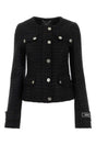 VERSACE Chic Black Tweed Blazer