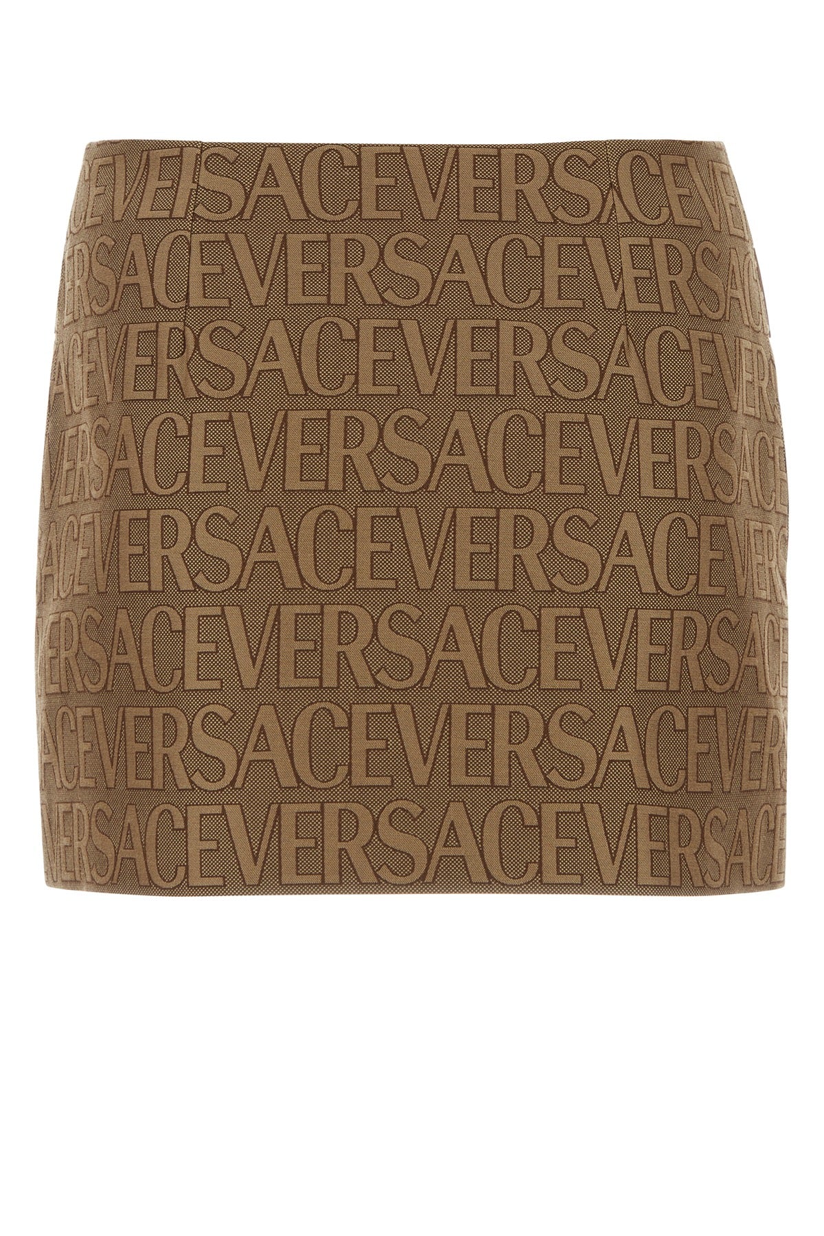 VERSACE Elevated Embroidered Jacquard Mini Skirt