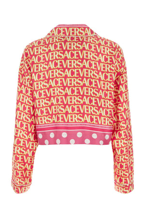 VERSACE Silk Printed Shirt for Women - 23W Collection